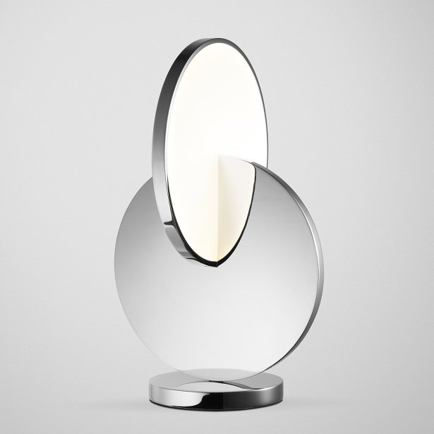 Настольная лампа Eclipse Pendant Light table lamp Хром в Липецке | Loft Concept 