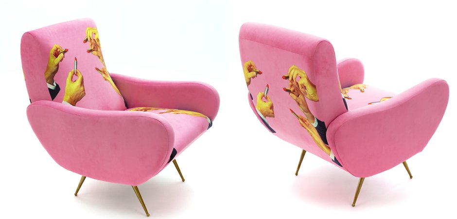 Кресло Seletti Armchair Lipsticks Pink Кресло Seletti Armchair Lipsticks Pink - Loft-Concept в Липецке