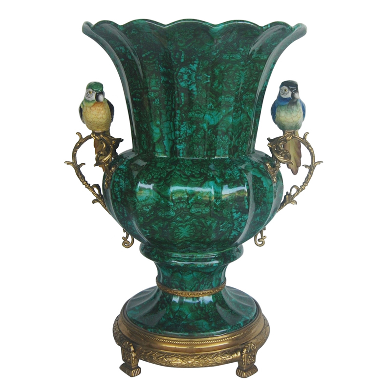 Ваза Joel Malachite Vase Малахит Ваза Joel Malachite Vase Малахит в Липецке | Loft Concept