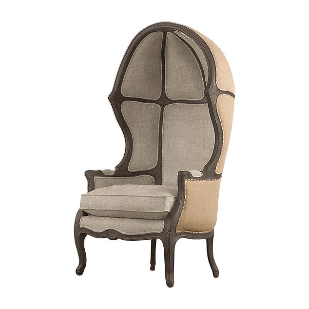 Кресло купол RH Versailles Domed Burlap Backed Chair ivory ( слоновая кость ) Серый Дерево Акация Кресло купол RH Versailles Domed Burlap Backed Chair ivory ( слоновая кость ) Серый Дерево Акация в Липецке | Loft Concept