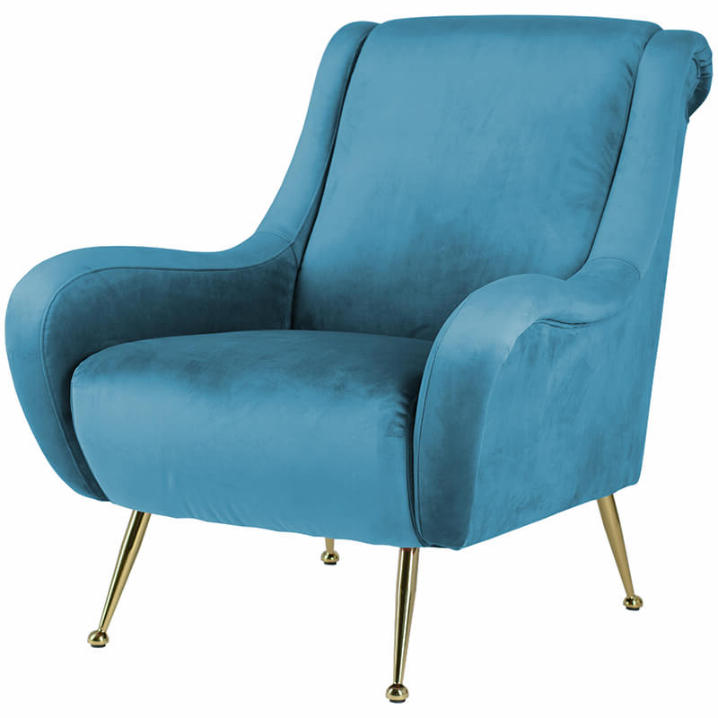 Кресло Chair Giardino light blue Голубой Кресло Chair Giardino light blue Голубой в Липецке | Loft Concept