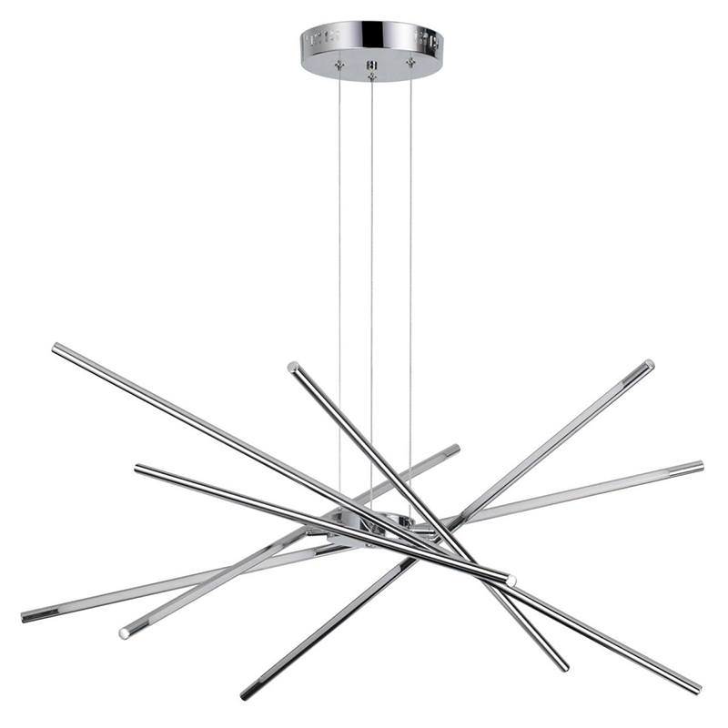 Люстра Trumpet Tube Chrome Chandelier Хром Люстра Trumpet Tube Chrome Chandelier Хром в Липецке | Loft Concept
