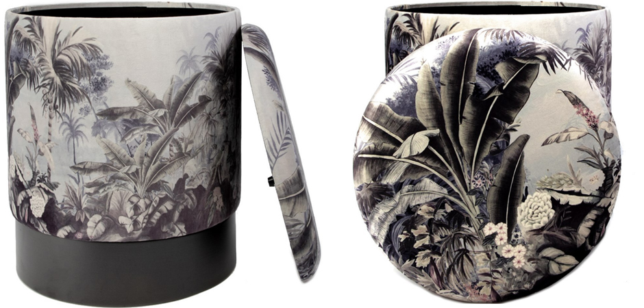 Пуф PUF Jungle Print plants Пуф PUF Jungle Print plants - Loft-Concept в Липецке