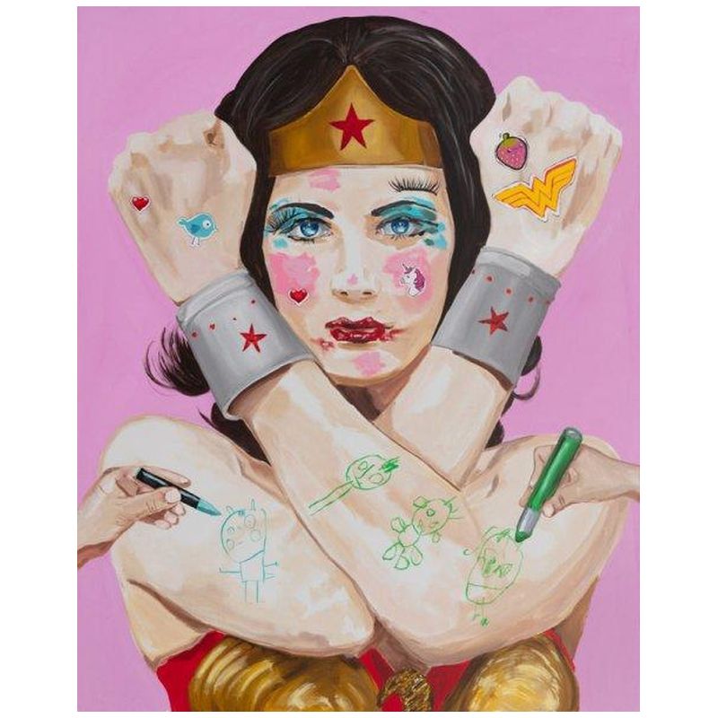 Картина Inner Child - Wonder Woman Мульти Картина Inner Child - Wonder Woman Мульти в Липецке | Loft Concept