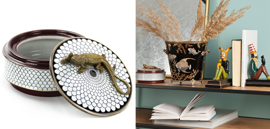Шкатулка Box Bronze Lizard Шкатулка Box Bronze Lizard - Loft-Concept в Липецке