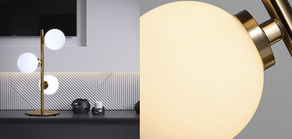 Настольная лампа Bubble Chandelier Table Lamp Настольная лампа Bubble Chandelier Table Lamp - Loft-Concept в Липецке
