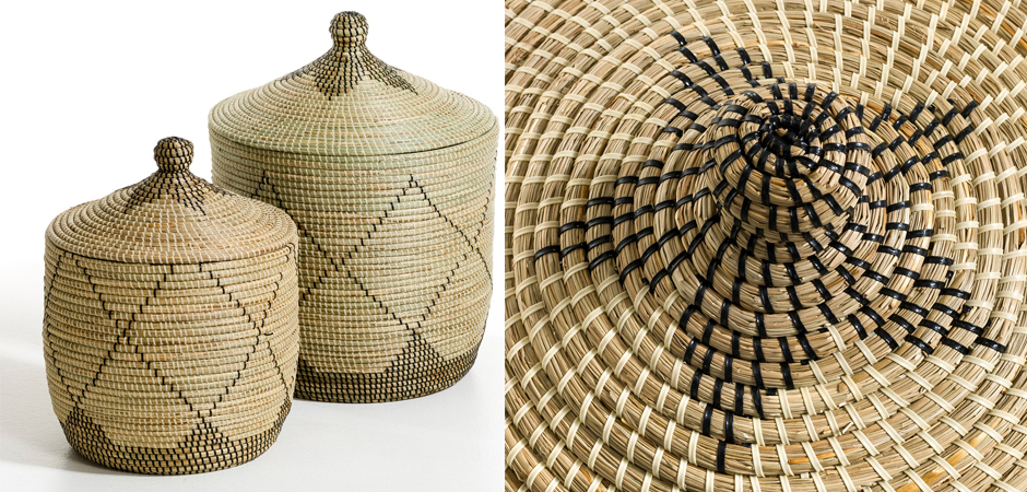 Ваза с крышкой Wicker Vase With Lid Ваза с крышкой Wicker Vase With Lid - Loft-Concept в Липецке