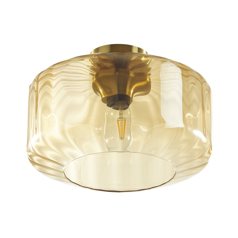 Потолочный светильник Multicolored Glass Bronze Бронза Потолочный светильник Multicolored Glass Bronze Бронза в Липецке | Loft Concept