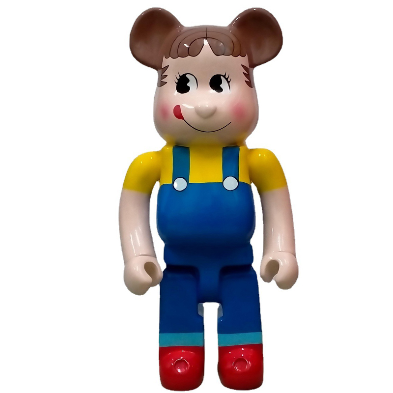 Статуэтка Bearbrick Peko-Chan Синий Желтый Красный Коричневый Статуэтка Bearbrick Peko-Chan Синий Желтый Красный Коричневый в Липецке | Loft Concept