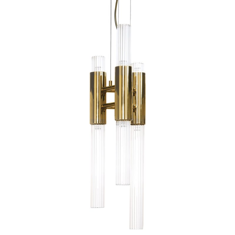 Люстра Luxxu WATERFALL PENDANT Глянцевое золото Прозрачное Стекло Люстра Luxxu WATERFALL PENDANT Глянцевое золото Прозрачное Стекло в Липецке | Loft Concept