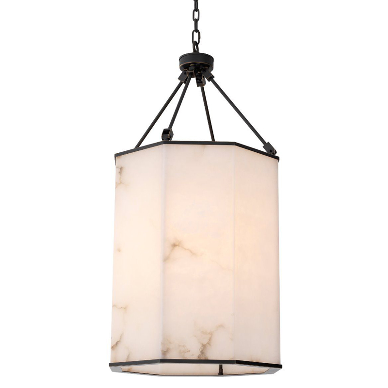 Подвесной светильник Eichholtz Chandelier Victoire L Белый Темная бронза Подвесной светильник Eichholtz Chandelier Victoire L Белый Темная бронза в Липецке | Loft Concept