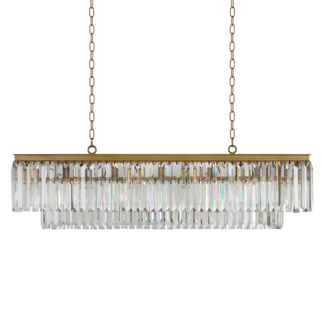 Люстра RH 1920s Odeon Clear Gold Square Chandelier Прозрачное Стекло Латунь Люстра RH 1920s Odeon Clear Gold Square Chandelier Прозрачное Стекло Латунь в Липецке | Loft Concept