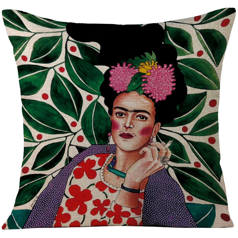 Декоративная подушка Frida Kahlo 13 Мульти Декоративная подушка Frida Kahlo 13 Мульти в Липецке | Loft Concept