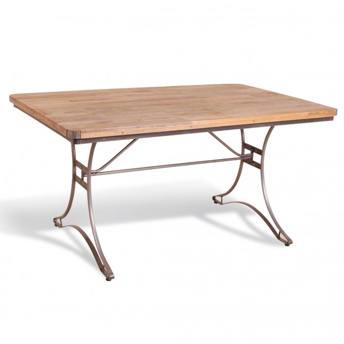 Cтол Industrial Metal Rust Rectangular Table Cтол Industrial Metal Rust Rectangular Table в Липецке | Loft Concept