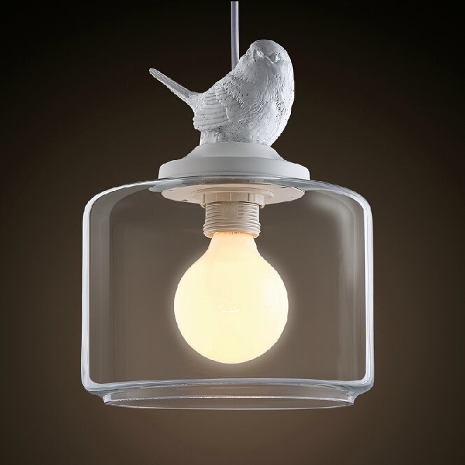 Подвесной светильник Provence Bird Pendant Белый Подвесной светильник Provence Bird Pendant Белый в Липецке | Loft Concept