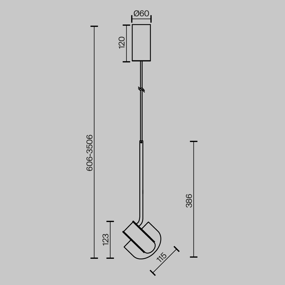 Подвесной светильник в цвете Латунь Levix в Липецке