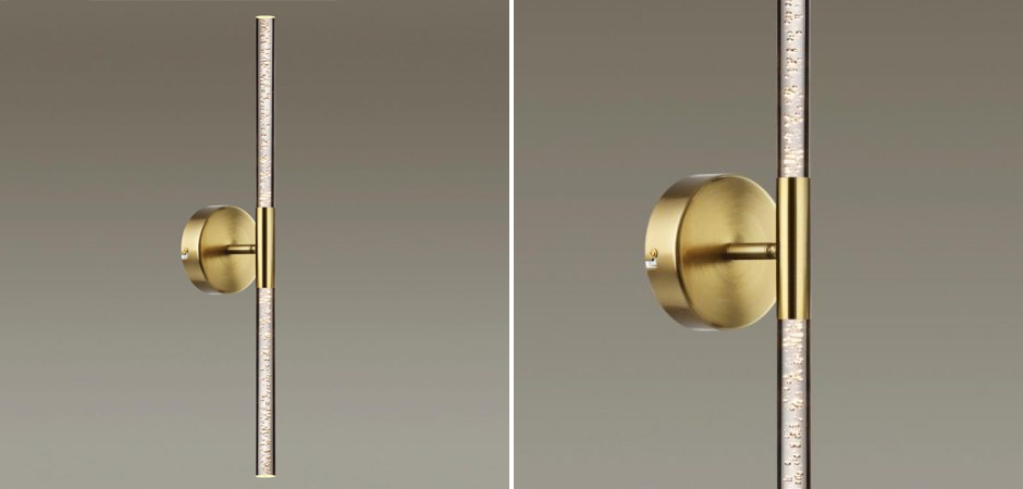 Бра Trumpet tube Two-way Золотое Бра Trumpet tube Two-way Золотое - Loft-Concept в Липецке