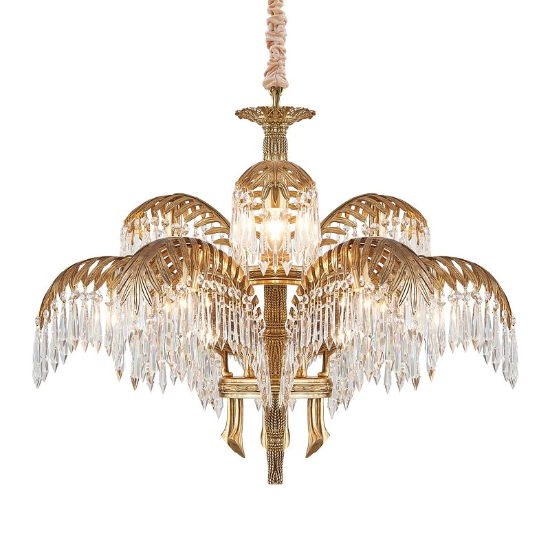 Люстра CHANDELIER HILDEBRANDT L Латунь Прозрачное Стекло Люстра CHANDELIER HILDEBRANDT L Латунь Прозрачное Стекло в Липецке | Loft Concept