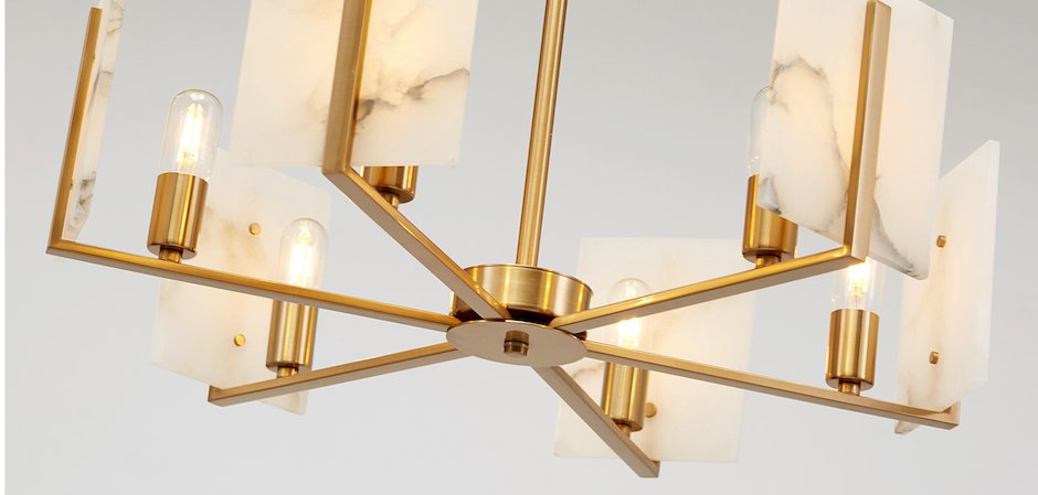 Люстра Marble square Chandelier Люстра Marble square Chandelier - Loft-Concept в Липецке