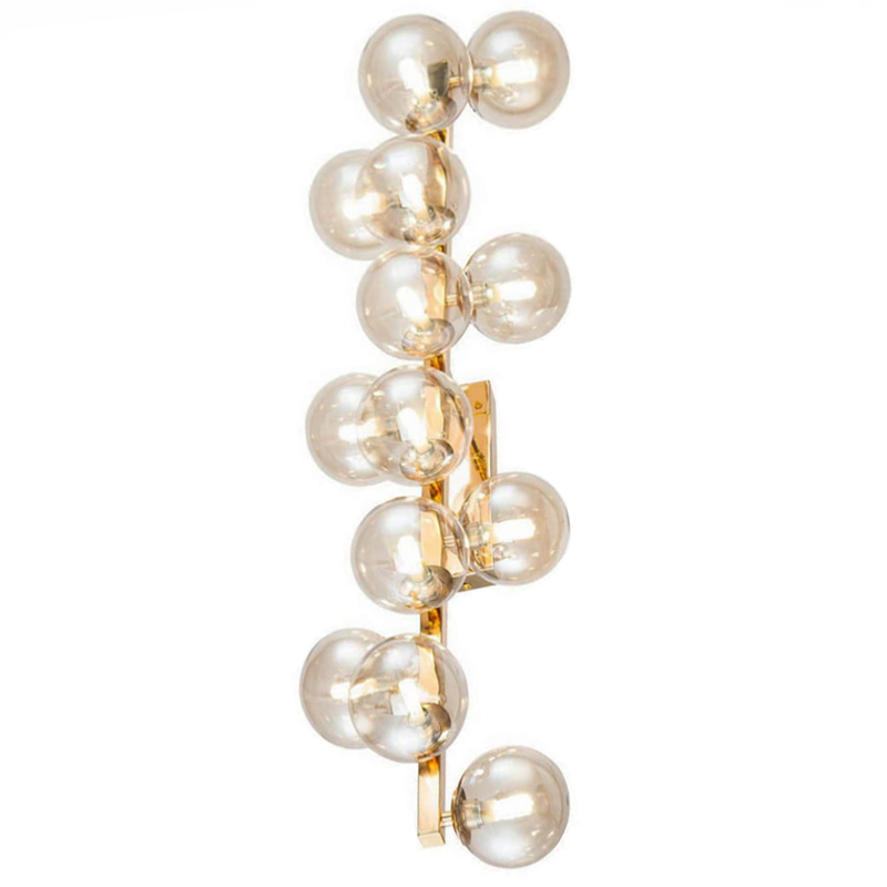 Бра Berries Chandelier Amber 13 Глянцевое золото Янтарь (Amber) Бра Berries Chandelier Amber 13 Глянцевое золото Янтарь (Amber) в Липецке | Loft Concept