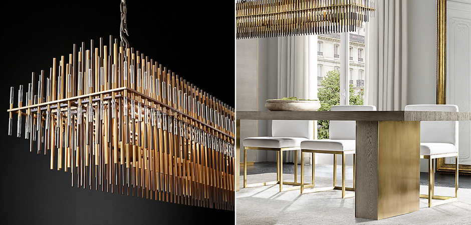 Люстра Restoration Hardware Emile Linear Chandelier Люстра Restoration Hardware Emile Linear Chandelier - Loft-Concept в Липецке