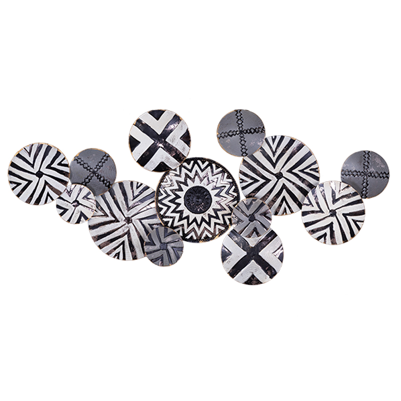 Панно Black and white patterns Черно-белый Панно Black and white patterns Черно-белый в Липецке | Loft Concept