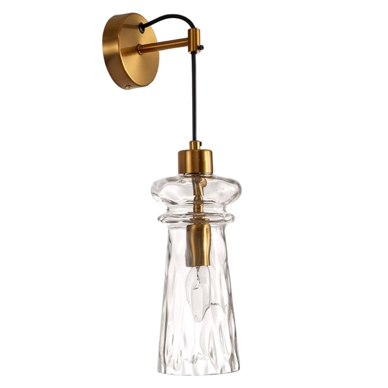 Бра Old Lantern Бронза Прозрачный Бра Old Lantern Бронза Прозрачный в Липецке | Loft Concept