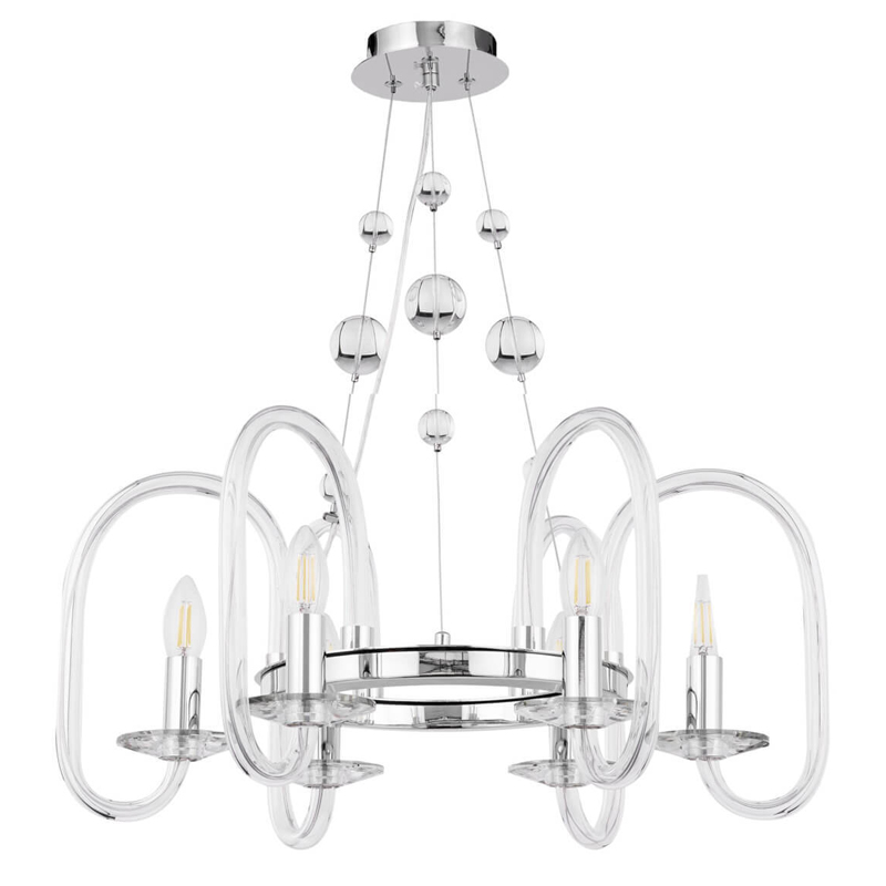 Люстра Destiny Chandelier Хром Люстра Destiny Chandelier Хром в Липецке | Loft Concept