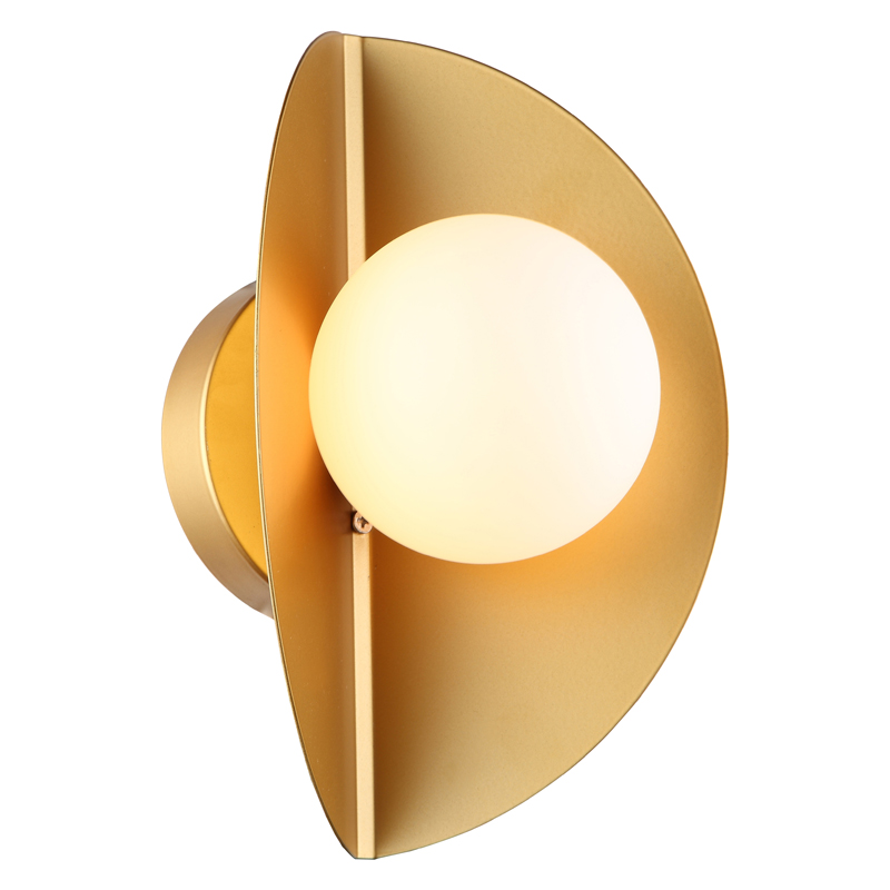 Бра Pascal Sconce Белый Золотой Бра Pascal Sconce Белый Золотой в Липецке | Loft Concept
