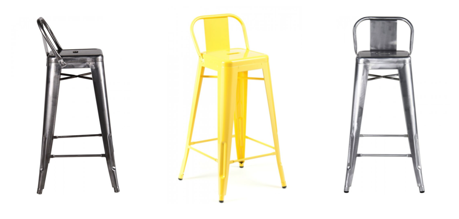 Барный стул Tolix Bar Stool 75 Backed Барный стул Tolix Bar Stool 75 Backed - Loft-Concept в Липецке
