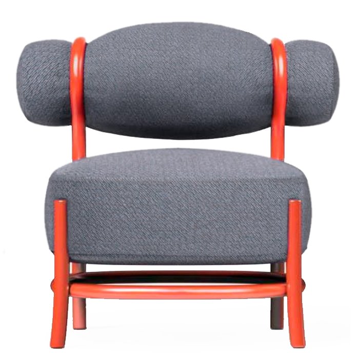 Кресло Chignon Gerbruder Thonet Vienna Серый Кресло Chignon Gerbruder Thonet Vienna Серый в Липецке | Loft Concept
