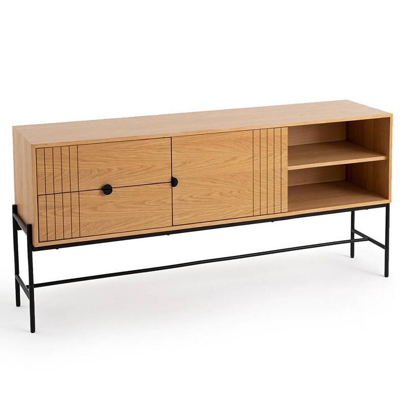 Комод в стиле лофт Domar Chest of Drawers Древесина Черный Комод в стиле лофт Domar Chest of Drawers Древесина Черный в Липецке | Loft Concept