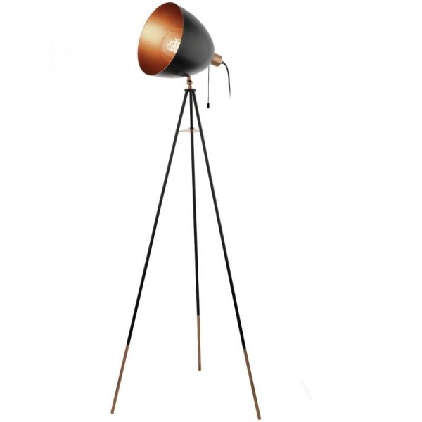 Напольный светильник Scopus Floor Lamp Черный Медь Напольный светильник Scopus Floor Lamp Черный Медь в Липецке | Loft Concept