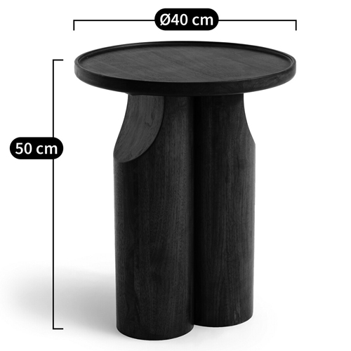 Круглый приставной стол из массива ореха Balu Wooden Side Table Круглый приставной стол из массива ореха Balu Wooden Side Table в Липецке