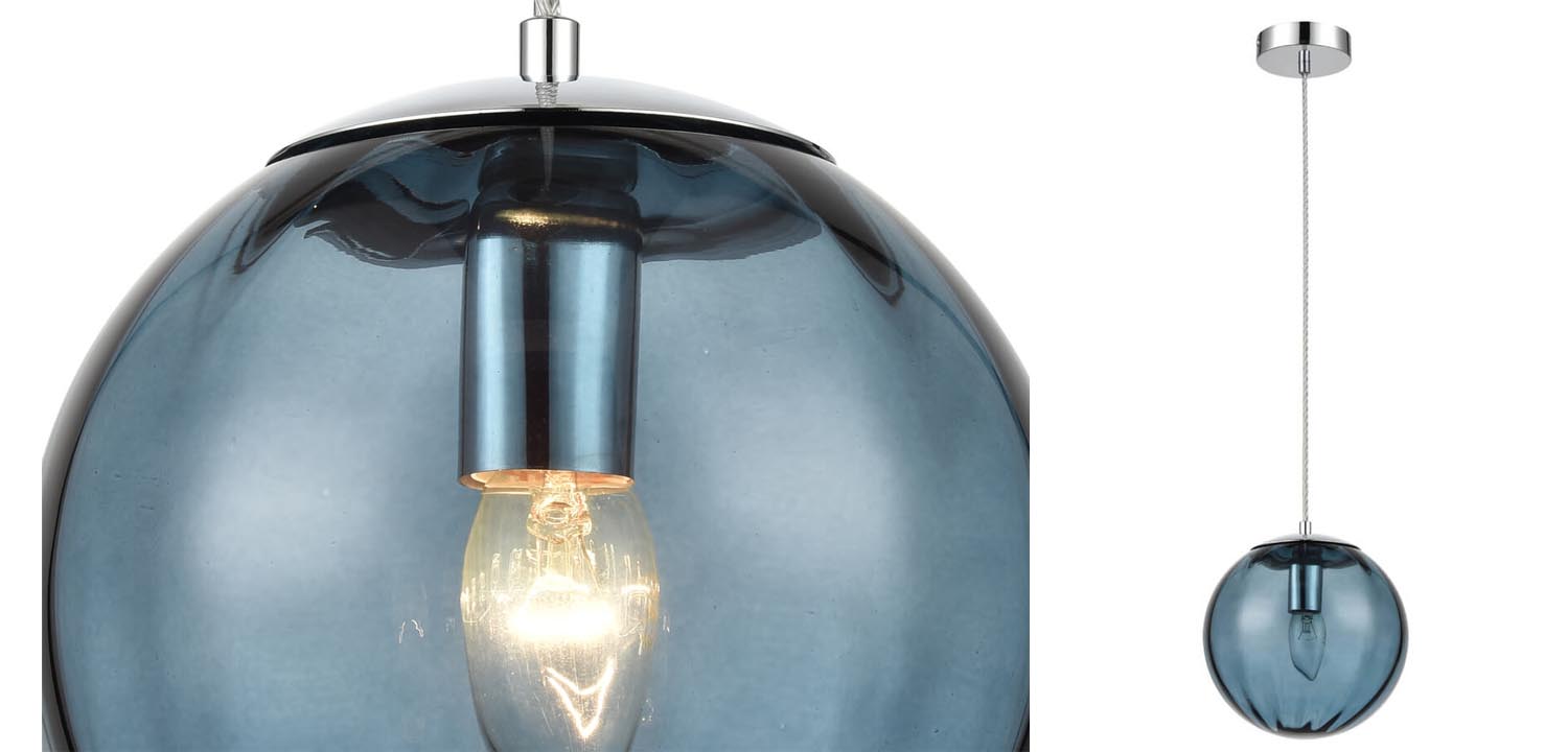 Подвесной светильник Hector blue - фото