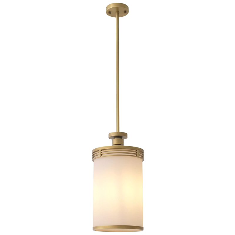 Подвесной светильник Eichholtz Pendant Fayence Латунь Белый Подвесной светильник Eichholtz Pendant Fayence Латунь Белый в Липецке | Loft Concept