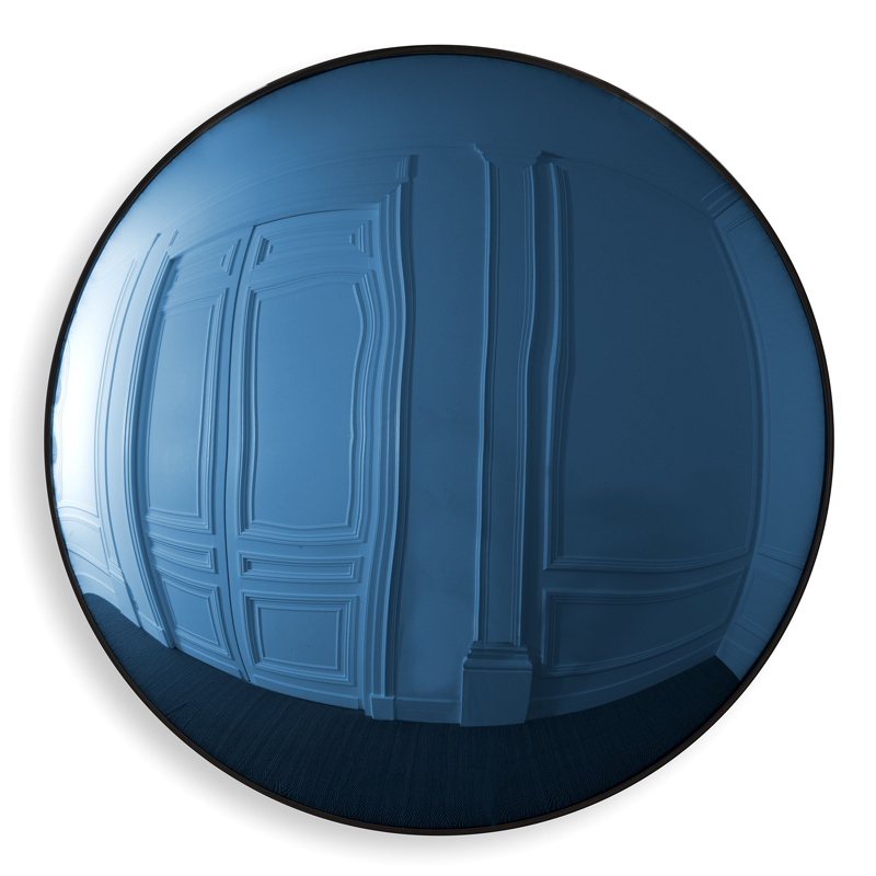Настенный декор Eichholtz Mirror Pacifica Blue Синий Черный Настенный декор Eichholtz Mirror Pacifica Blue Синий Черный в Липецке | Loft Concept