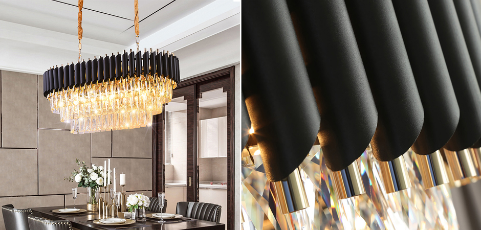 Люстра Empire Black Rectangular Chandelier Crystal Люстра Empire Black Rectangular Chandelier Crystal - Loft-Concept в Липецке