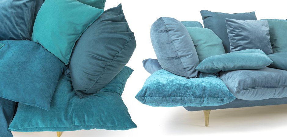 Диван Seletti Sofa Comfy Turquoise Диван Seletti Sofa Comfy Turquoise - Loft-Concept в Липецке