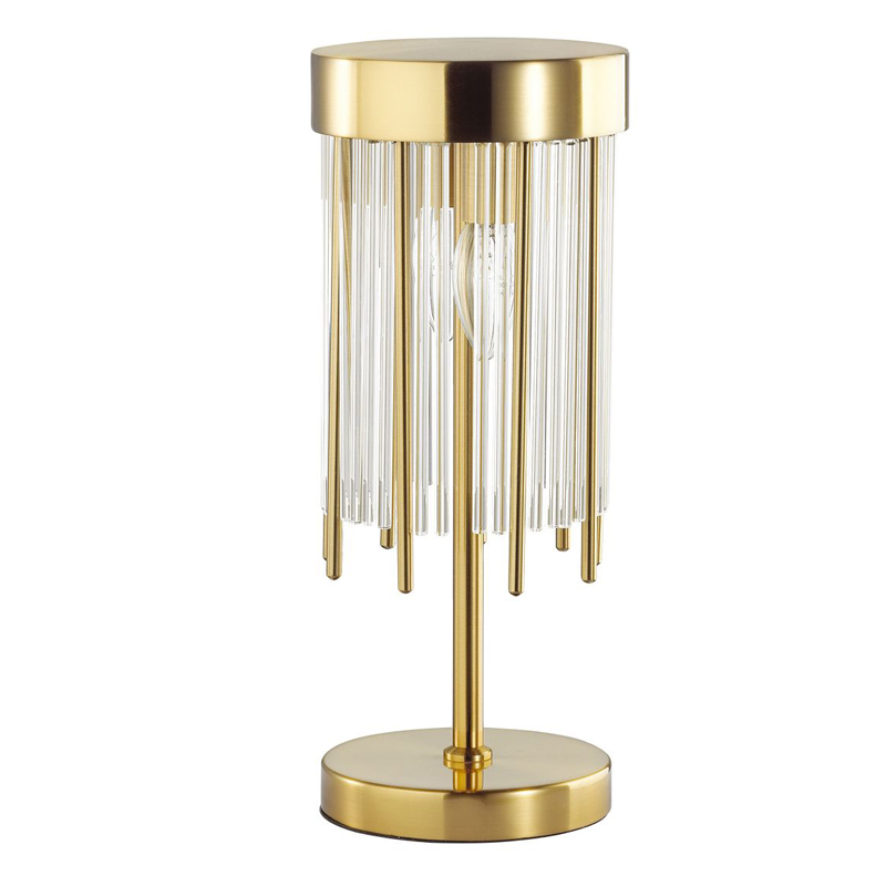Настольная лампа Niemira Table lamp Прозрачный (Transparent) Золотой Настольная лампа Niemira Table lamp Прозрачный (Transparent) Золотой в Липецке | Loft Concept