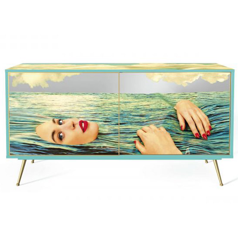Комод Seletti Cabinet Sliding Door Sea Girl Мульти Золотой Шампань Комод Seletti Cabinet Sliding Door Sea Girl Мульти Золотой Шампань в Липецке | Loft Concept