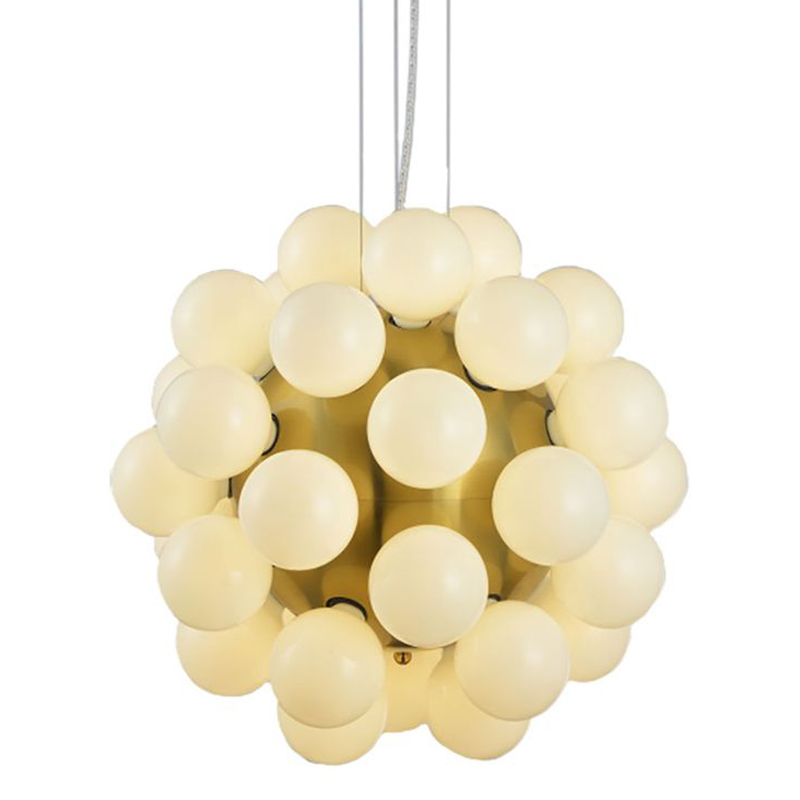 Люстра Korneli Chandelier white Золотой Белое матовое стекло Люстра Korneli Chandelier white Золотой Белое матовое стекло в Липецке | Loft Concept