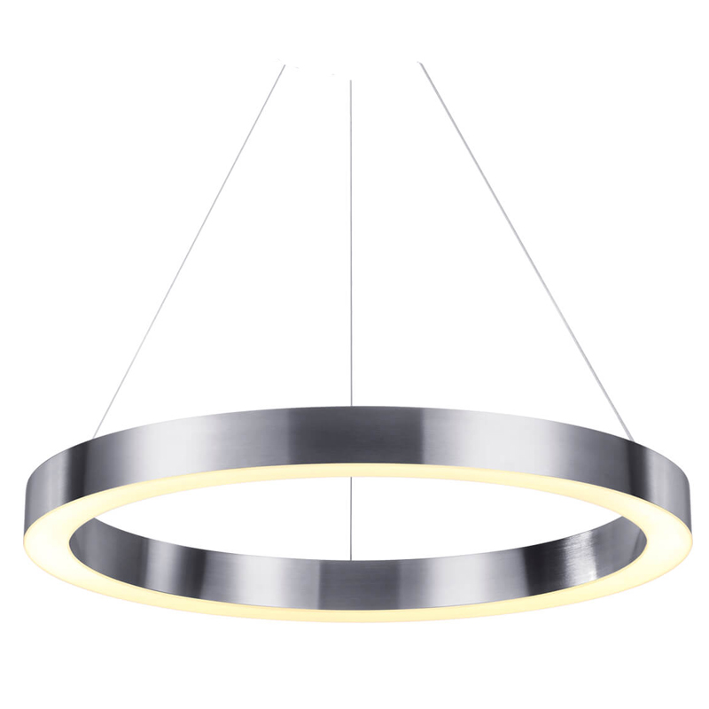 Подвесной светильник Nickel Ribbon Ring 60 Никель Подвесной светильник Nickel Ribbon Ring 60 Никель в Липецке | Loft Concept