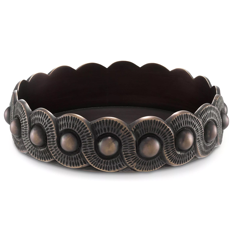 Пепельница Eichholtz Ashtray Palmeral Бронза Темная бронза винтаж Пепельница Eichholtz Ashtray Palmeral Бронза Темная бронза винтаж в Липецке | Loft Concept