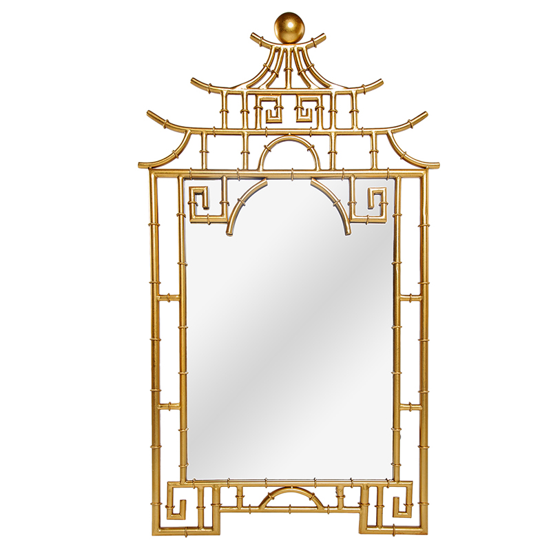 Зеркало Pagoda Mirror Gold 128 Золотой Зеркало Pagoda Mirror Gold 128 Золотой в Липецке | Loft Concept