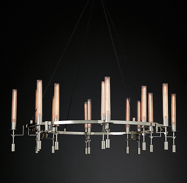 Люстра Restoration Hardware Fontanelle Chandelier nickel Никель Прозрачный Люстра Restoration Hardware Fontanelle Chandelier nickel Никель Прозрачный в Липецке | Loft Concept