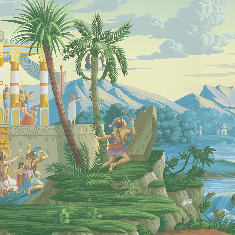 Обои ручная роспись The Incas Special Colourway on scenic paper Обои ручная роспись The Incas Special Colourway on scenic paper в Липецке | Loft Concept