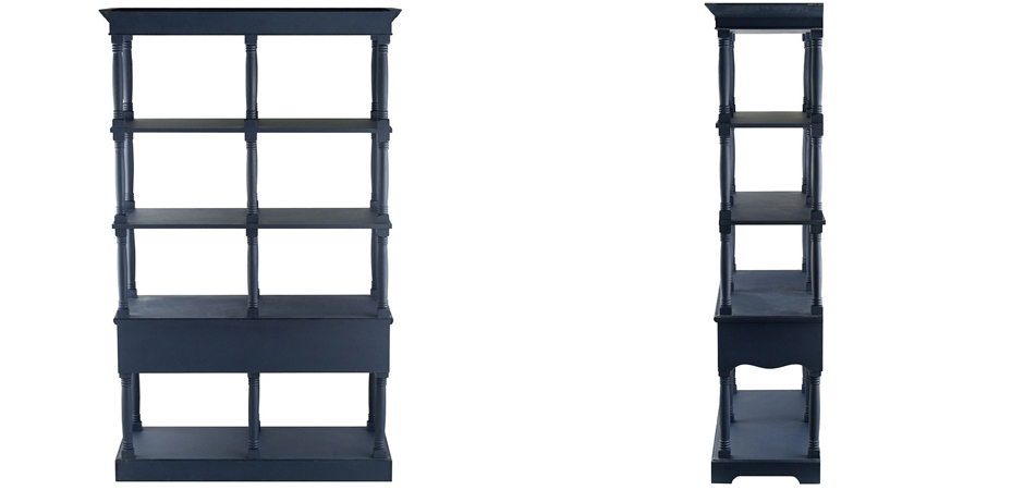 Винтажный Стеллаж Margery Blue Винтажный Стеллаж Margery Blue - Loft-Concept в Липецке