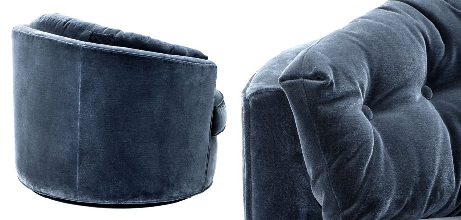 Кресло Eichholtz Chair Recla Blue Кресло Eichholtz Chair Recla Blue - Loft-Concept в Липецке