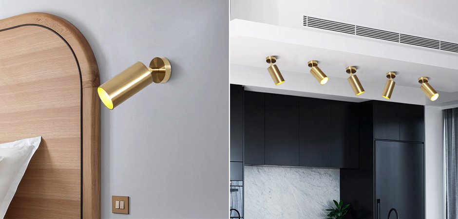 Спот GMCA01 Gold Ceiling Light Спот GMCA01 Gold Ceiling Light - Loft-Concept в Липецке